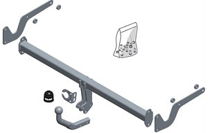 RENAULT CLIO V (BF_)  Brink swan neck (fixed)  Wiring Harness Included