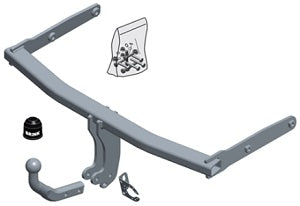 AUDI A4 Avant (8W5, 8WD, B9)  Brink swan neck (fixed)  Wiring Harness Included