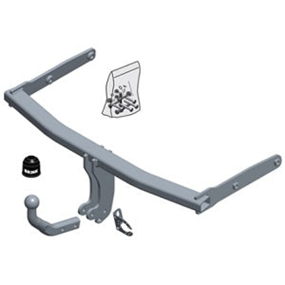 Audi A4 (8W2,8WC,B9) Brink Swan Neck (Fixed) Wiring Harness Included (2015-Current)