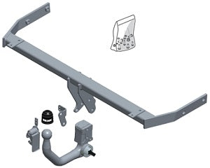 VW T-CROSS (C11_)  Detachable towbar  Wiring Harness Included