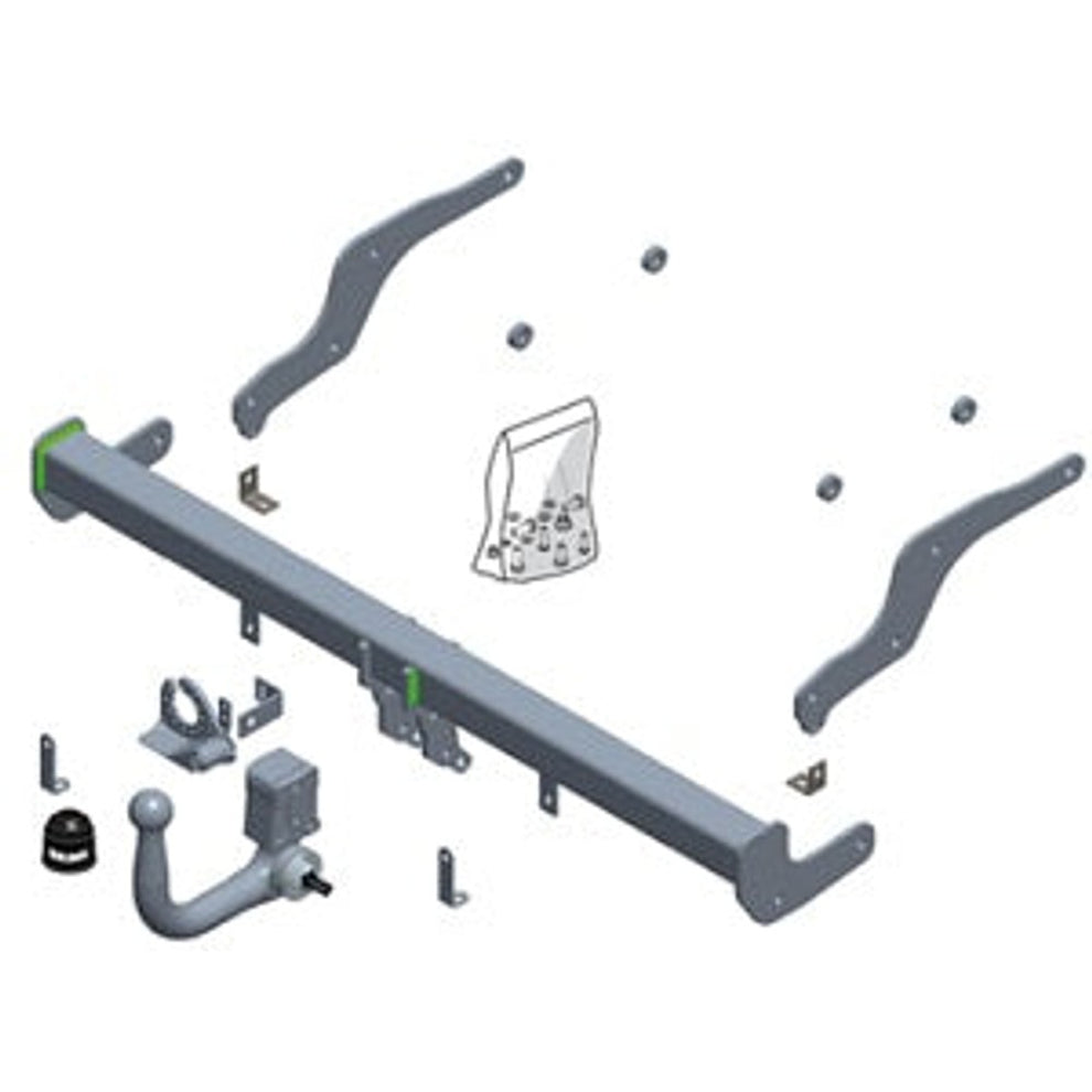Renault Captur II Detachable Towbar Wiring Harness Included (2020-Current)