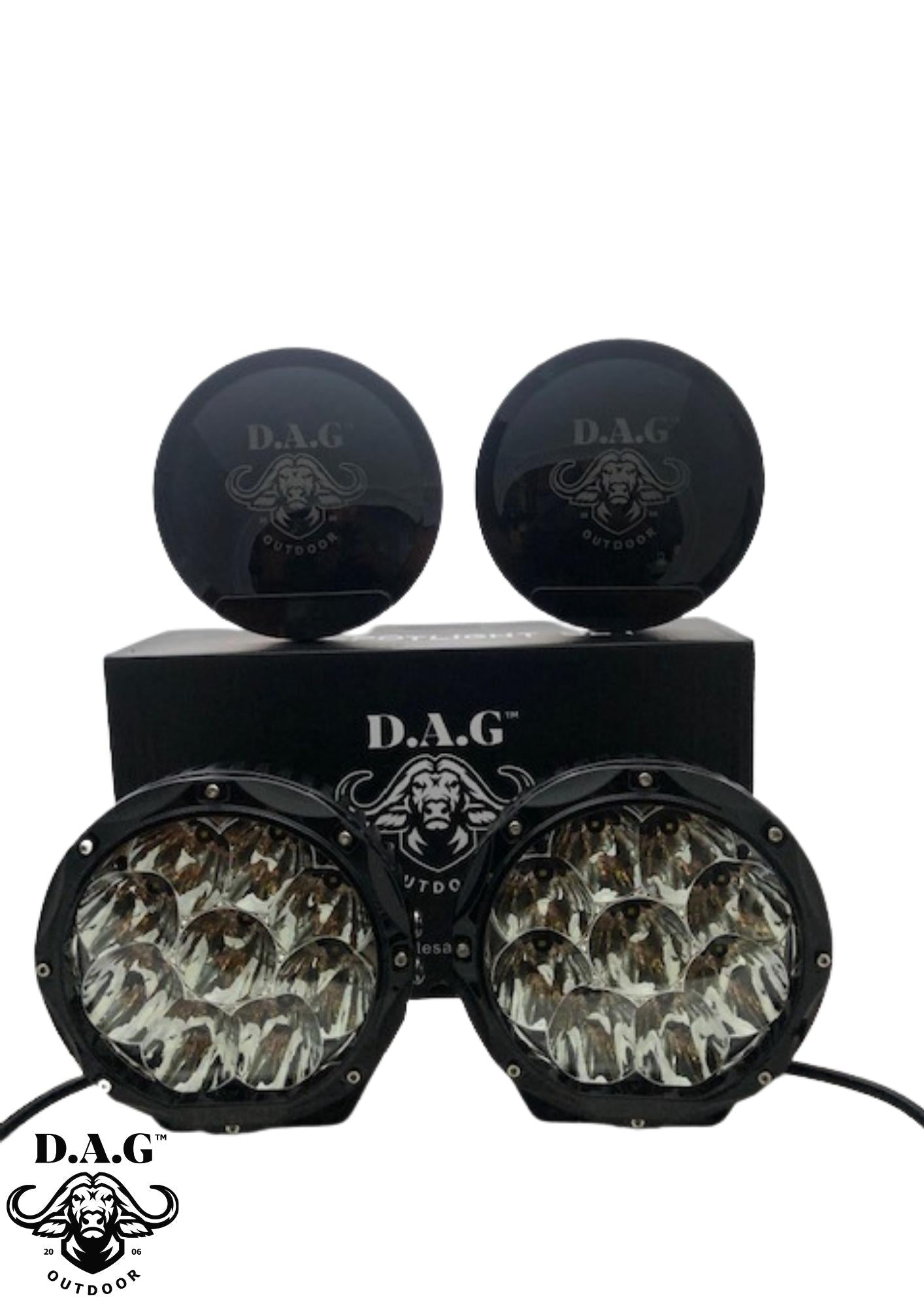 7" 90W LED Spotlight Set