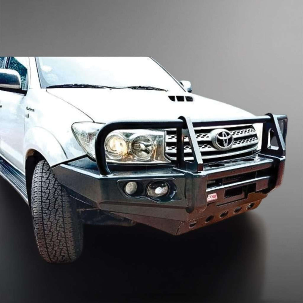 HILUX VIGO D4D 2005 - 2011: POST TYPE FRONT BUMPER REPLACEMENT BULLBAR