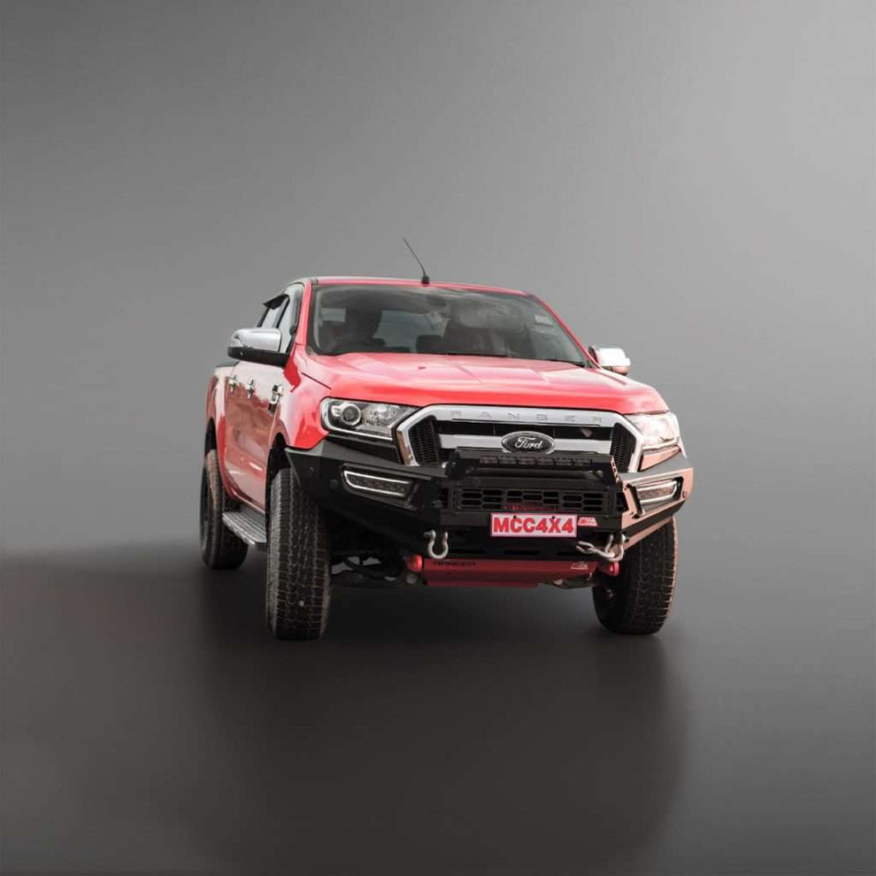 RANGER T7 & Everest 2016 to 2023: PEGASUS MILD STEEL FRONT BUMPER REPLACEMENT BULLBAR