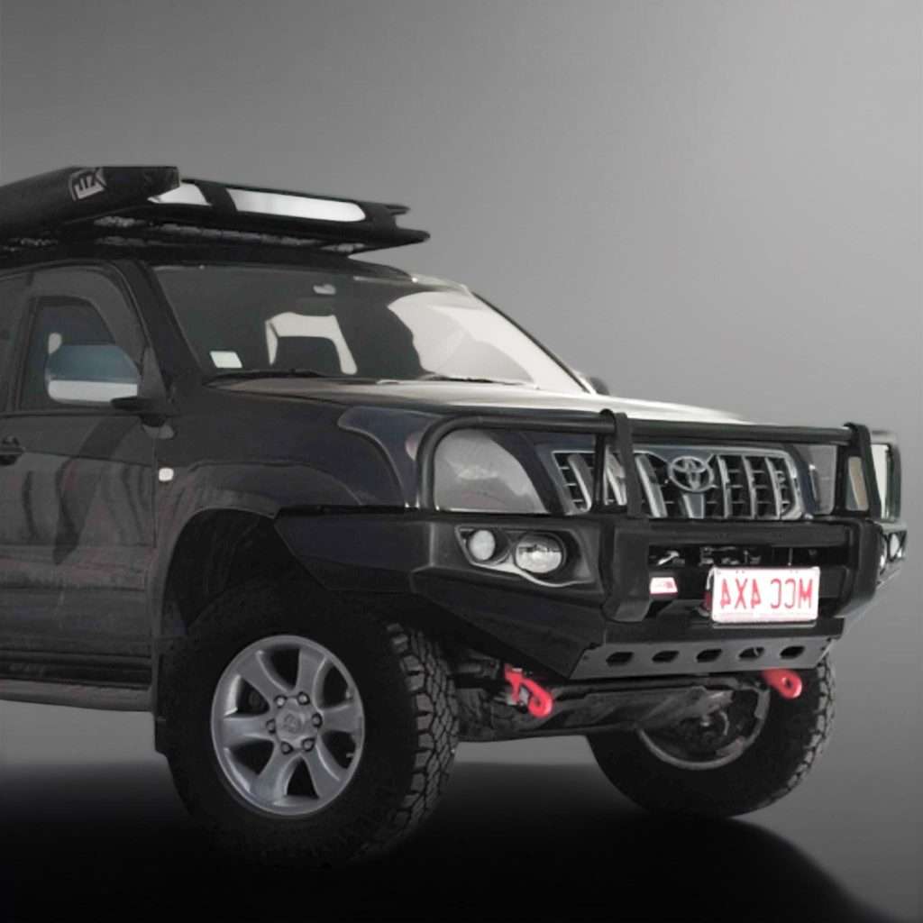 PRADO 120 SERIES 2003-2010: POST TYPE BUMPER REPLACEMENT BULLBAR