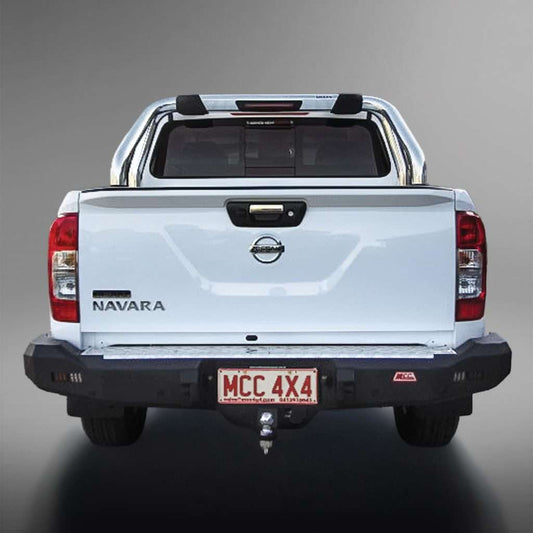 NAVARA 2017 - 2021 to current: ROCKER BAR REPLACEMENT BUMPER PLUS TOWBAR