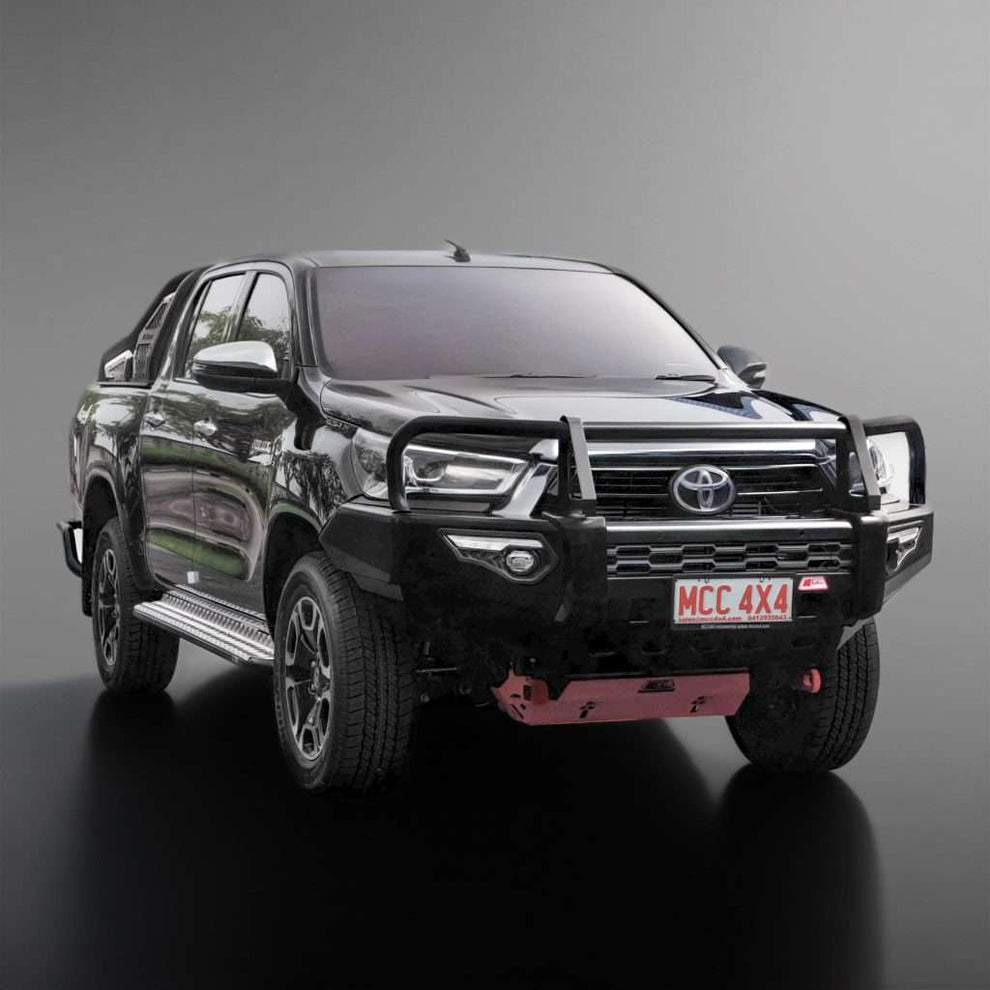 HILUX LEGEND, RAIDER & GR SPORT GD6 2020 to current: POST TYPE PHOENIX FRONT BUMPER REPLACEMENT BULLBAR