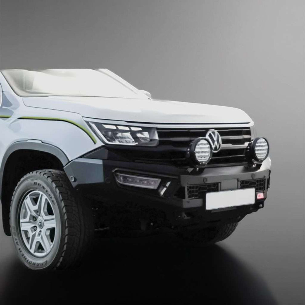 VOLKSWAGEN AMAROK 2023 to current: PEGASUS MILD STEEL FRONT BUMPER REPLACEMENT BULLBAR
