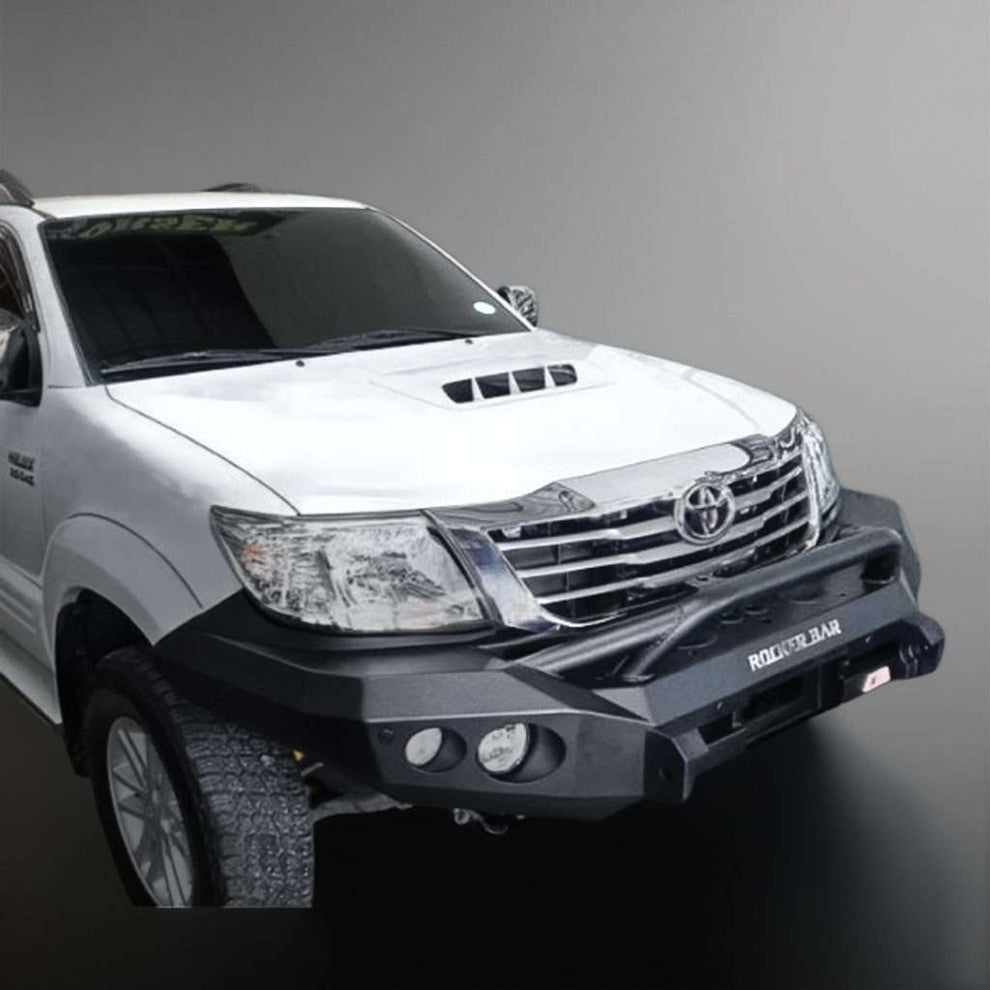 HILUX VIGO D4D 2011 - 2016: ROCKER BAR FRONT LOW LOOP BUMPER REPLACEMENT BULLBAR