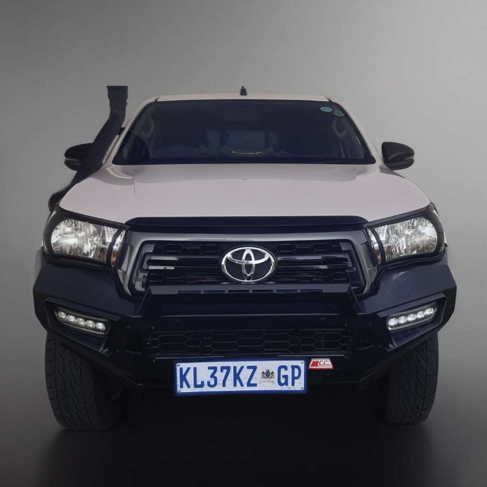 HILUX ROCCO/DAKAR/LEGEND 50 GD6 2018 - 2020: PEGASUS MILD STEEL FRONT BUMPER REPLACEMENT BULLBAR