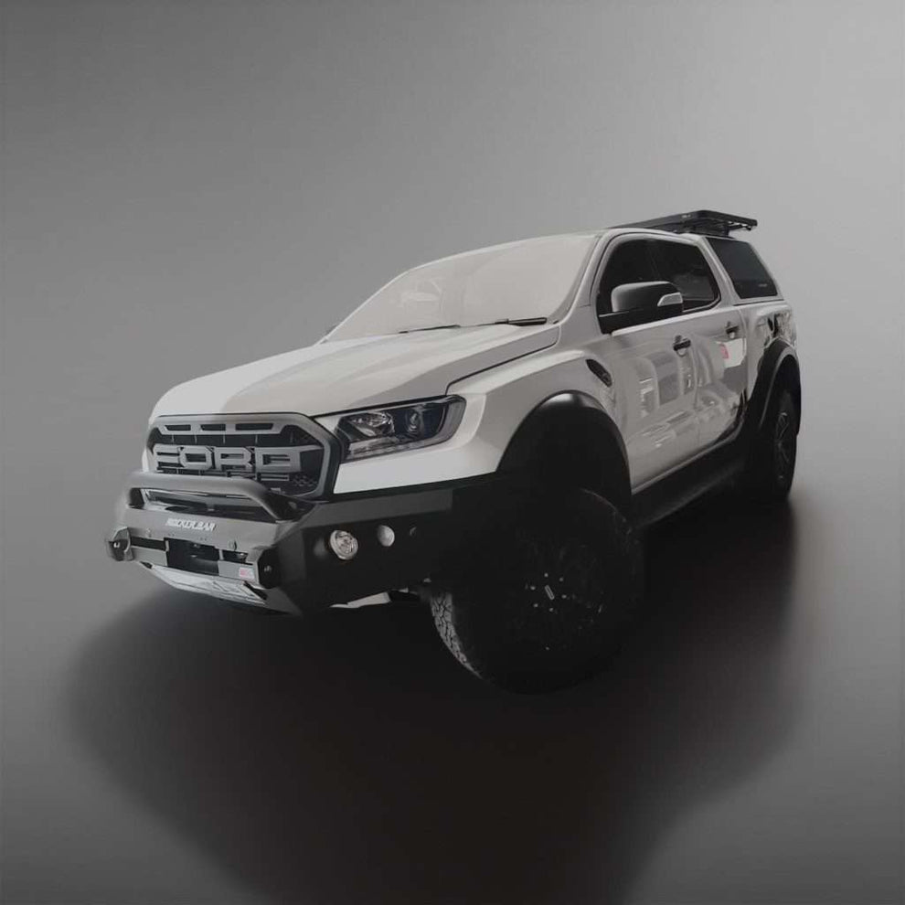 RAPTOR 2019 to 2023: ROCKER BAR FRONT LOW LOOP BUMPER REPLACEMENT BULLBAR