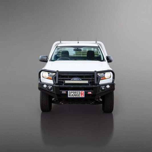 RANGER T7 & Everest 2016 to 2023: POST TYPE FRONT BUMPER REPLACEMENT BULLBAR