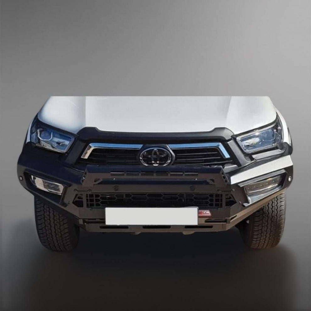 HILUX LEGEND or RAIDER GD6 2020 to current: PEGASUS MILD STEEL FRONT BUMPER REPLACEMENT BULLBAR