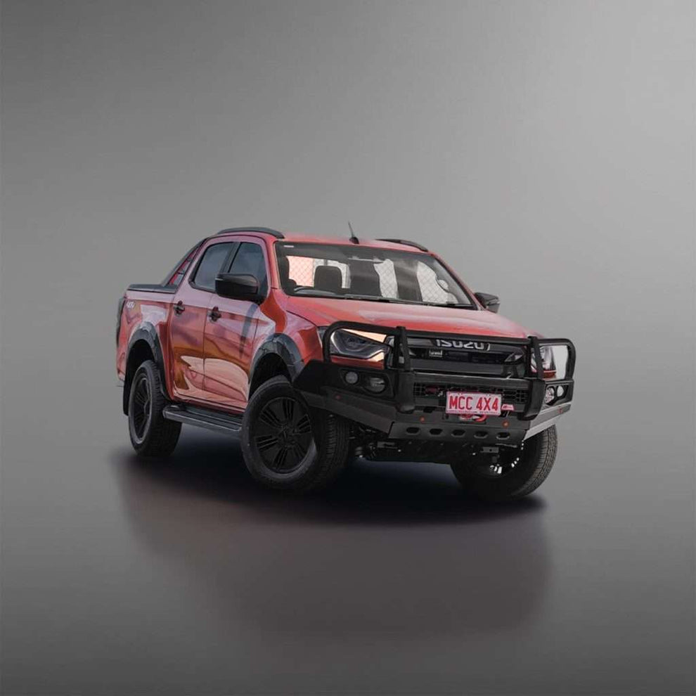 ISUZU D/MAX GEN 7 1,9L & 3L NEW MODEL 2022 to current: POST TYPE FRONT BUMPER REPLACEMENT BULLBAR