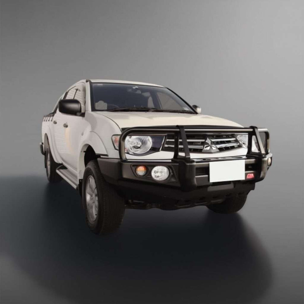 TRITON MN/ML 2010 - 2015: POST TYPE FRONT BUMPER REPLACEMENT BULLBAR
