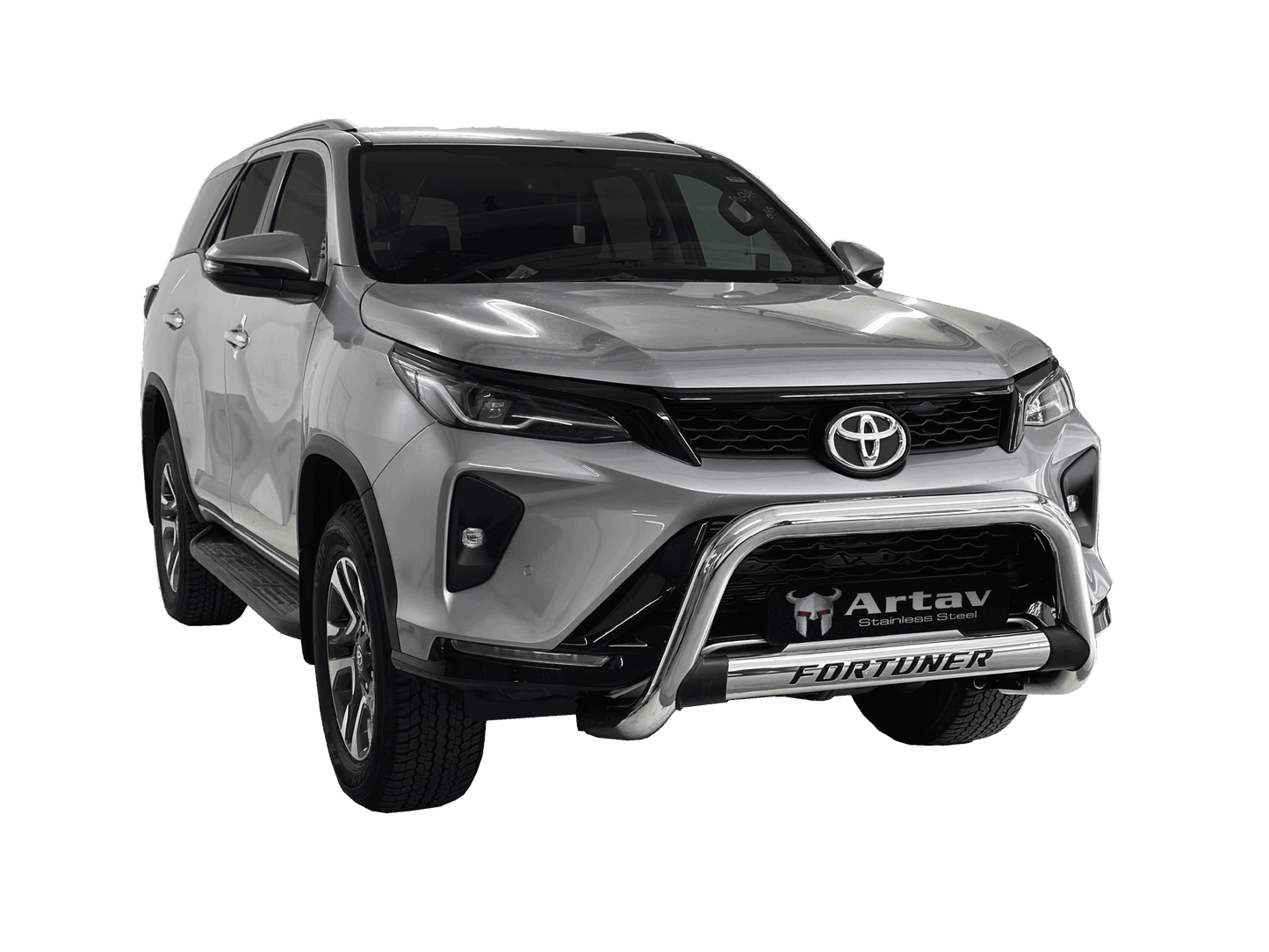 Toyota Fortuner Nudge Bar Stainless - Fits Facelift VX Model 2023 2016 >