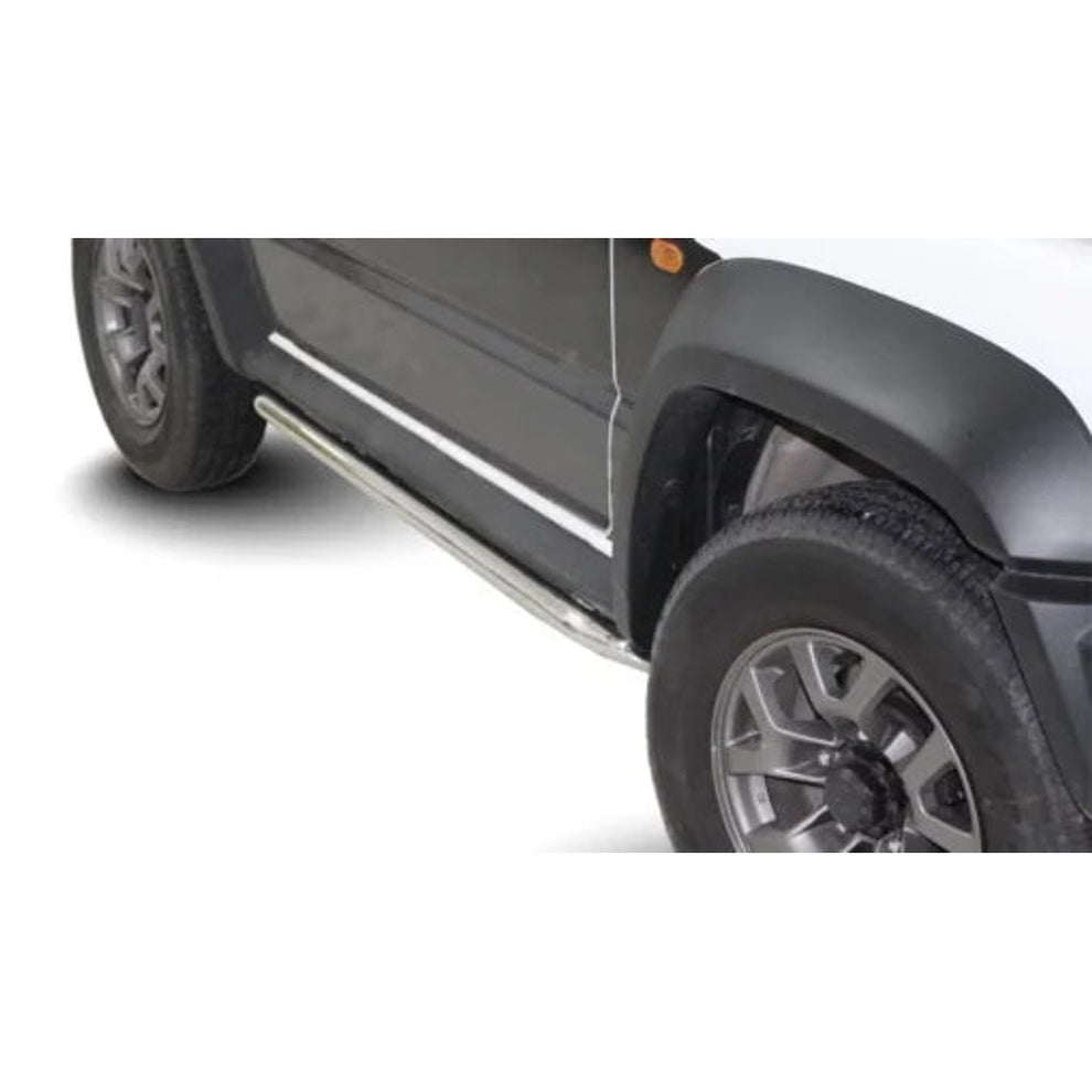 Suzuki Jimny Side Bars Polished Stainless - 5 Door Model 2023 >