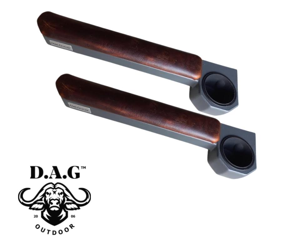 Land Cruiser 79 Series Armrest & Cupholder [Textured Brown] (Magnetic) (1994-Current)