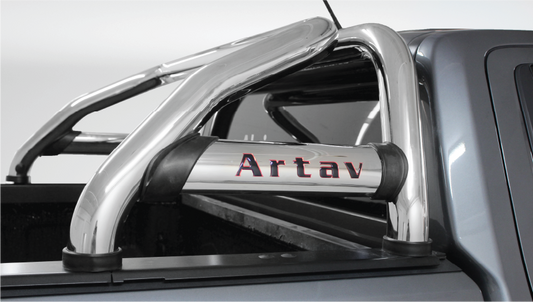 New VW Amarok Sports Bar Stainless – Single Cab (Fits Securi Lid & OEM Tonneau) 2023 >