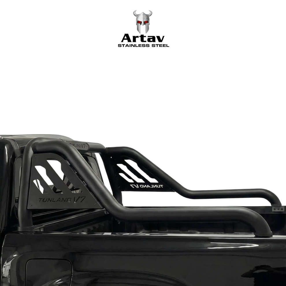 Foton Tunland V7 Extended Sport Bar w Steel Plate Black 2025 >