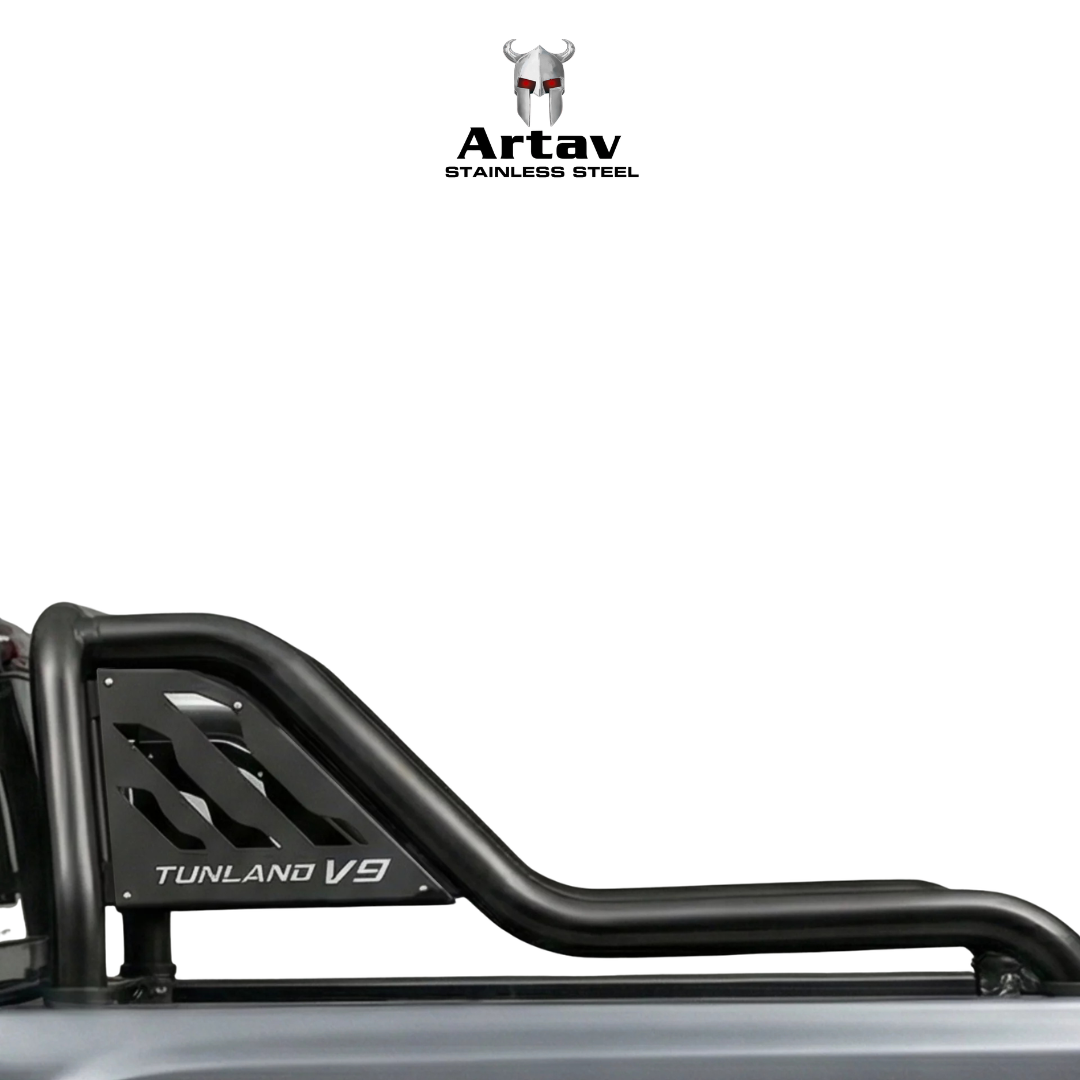 Foton Tunland V9 Extended Sport Bar w Steel Plate Black 2025 >