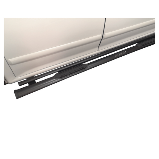 Steed 5 & 5E Double Tube Oval Side Steps Black (Fits all DC Models)