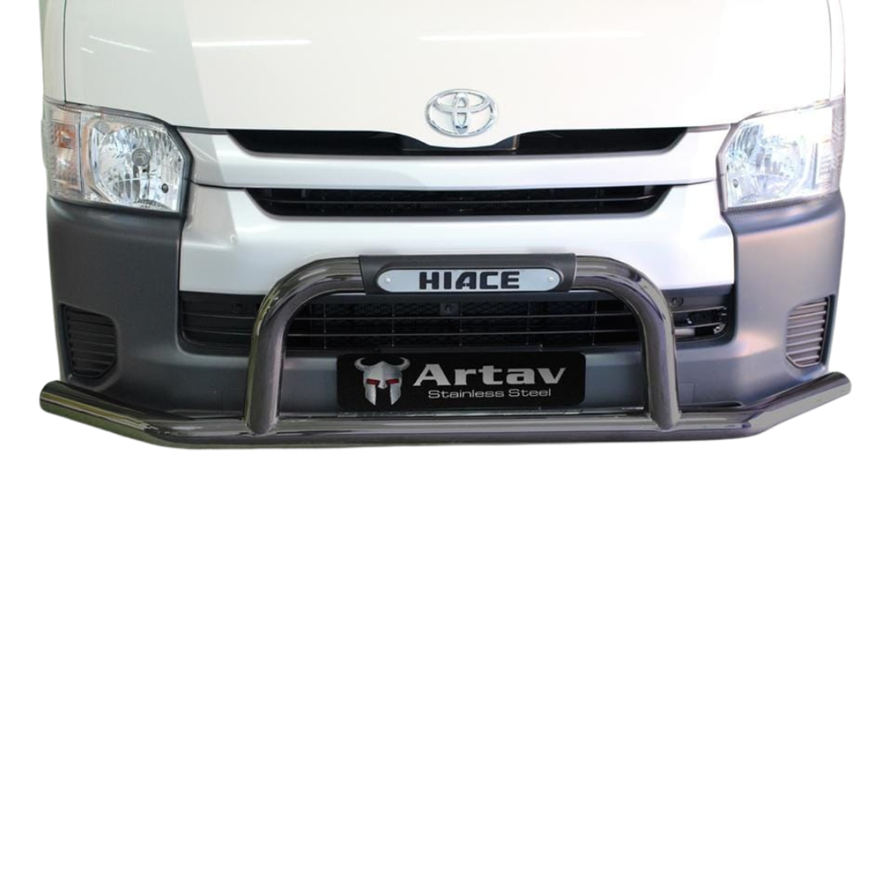 Toyota Quantum Hi Ace Front Styling Bar with Branded Injection Mould Black 2008 >