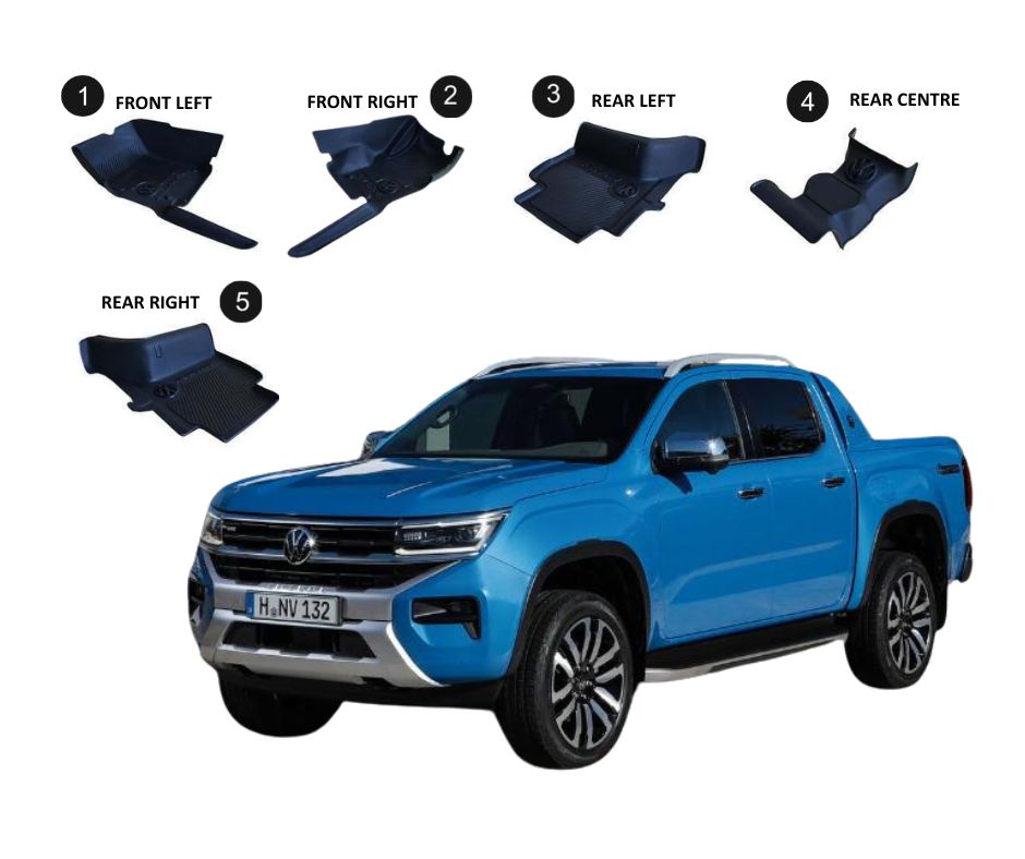 Replacement Mats - VW Amarok 2023-PRESENT Full Kit