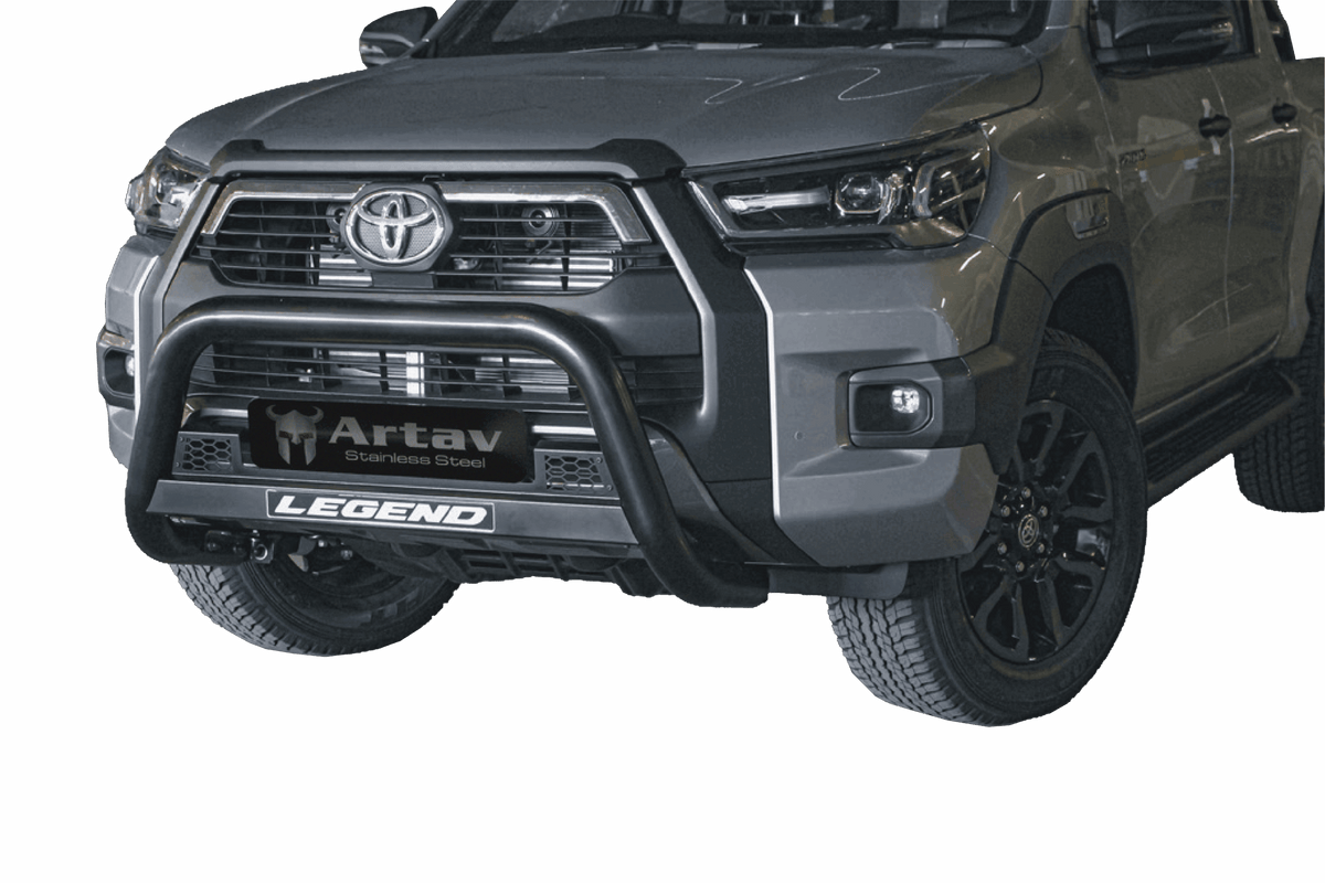 Toyota Hilux Legend Honeycomb Nudge Bar Black 2016 >