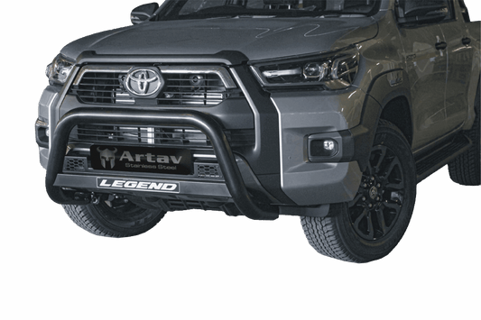 Toyota Hilux Legend Honeycomb Nudge Bar Black 2016 >