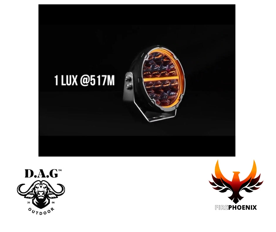 Fire Phoenix 6.5'' DRL LED Spotlight Set