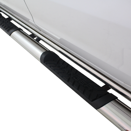 Ford Ranger T6 Side Steps Double Cab & Extended Cab Stainless 2012 >