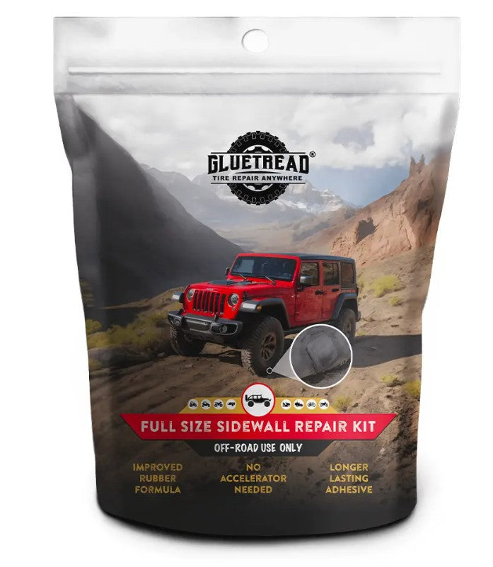 GlueTread Full Size Sidewall repair kit