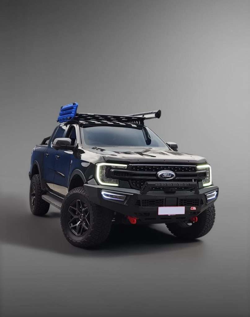 RANGER T9 & Everest 2023 to Current NEXT GEN: PEGASUS MILD STEEL FRONT BUMPER REPLACEMENT BULLBAR