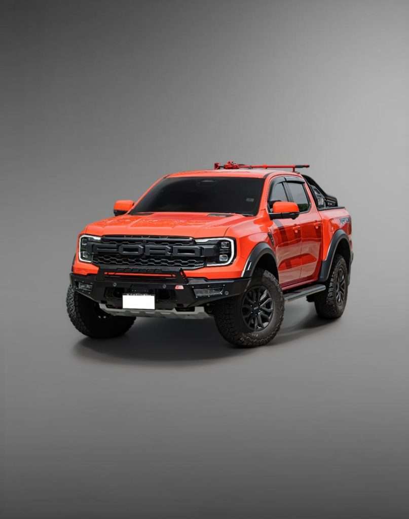 RANGER RAPTOR 2023+ NEXT GEN: PEGASUS MILD STEEL FRONT BUMPER REPLACEMENT BULLBAR