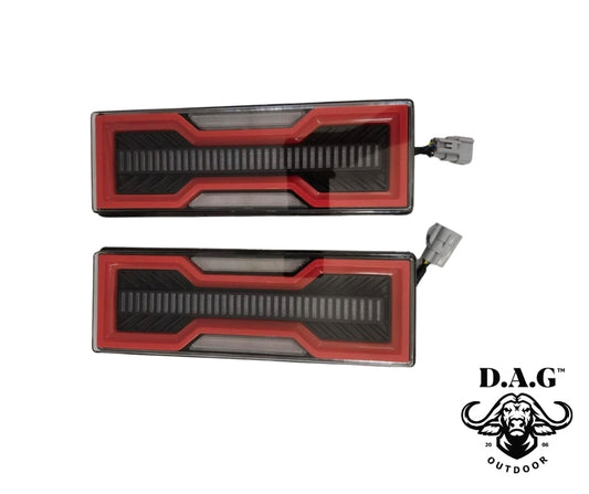 Land Cruiser 79 Series Tail Lights (Clear) (1994-Current)