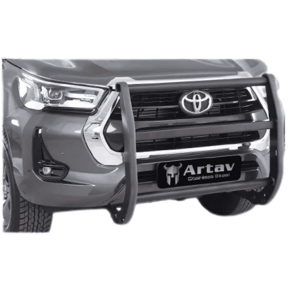 Toyota Hilux GD6 Bullbar Black (Police Bar) (Brackets Included) 2016 - 2020