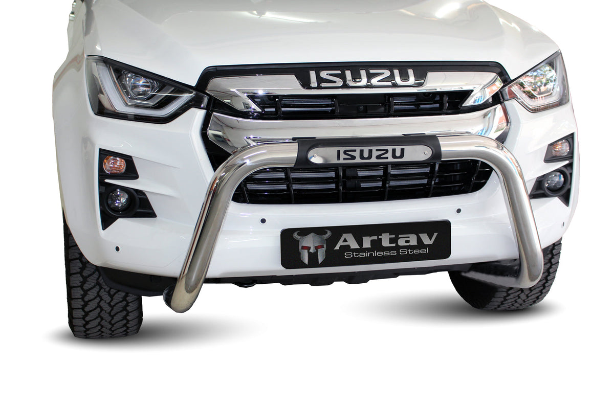 Isuzu Gen 7 Vcross Branded PDC Nudge Bar Stainless 2022 >
