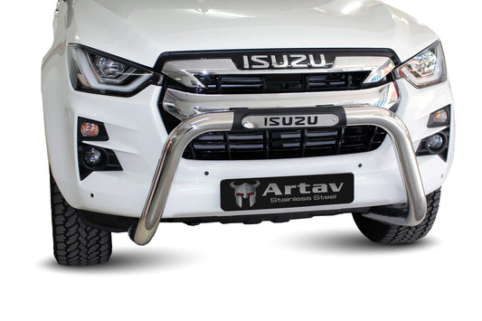 Isuzu Gen 7 Vcross Branded PDC Nudge Bar Stainless 2022 >