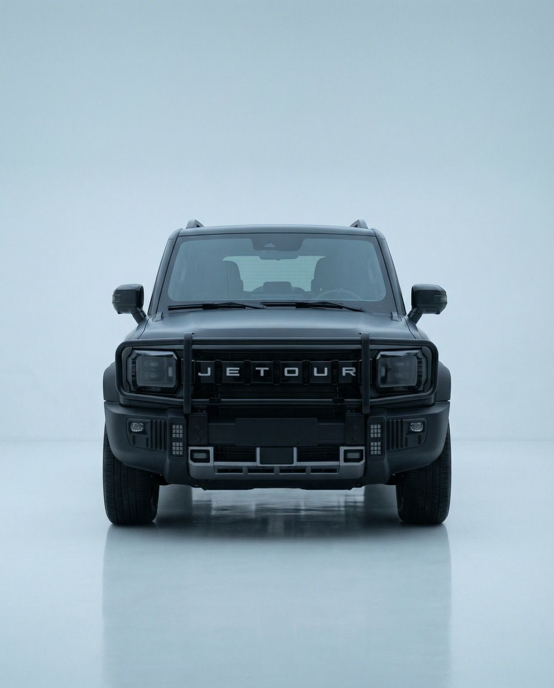 Jetour T2 Grill Guard W Spotlight Mounts 2025 >