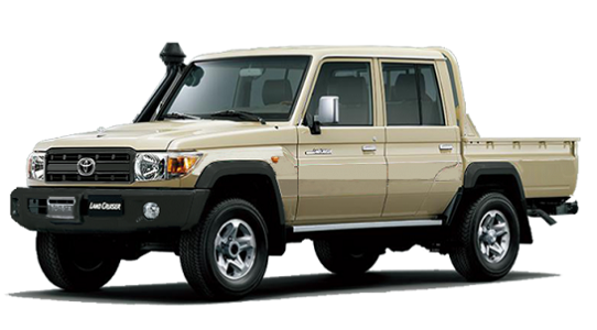 Toyota Land Cruiser 79 (J70) 2 Tube Step Plug n Play Wiring Harness Included (1999-Current)