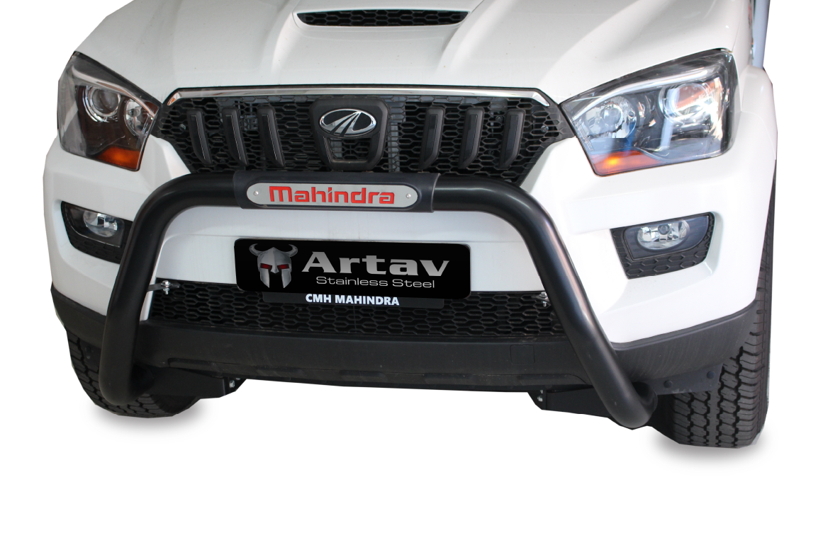 Mahindra Pik Up Nudge Bar Black 2021 >