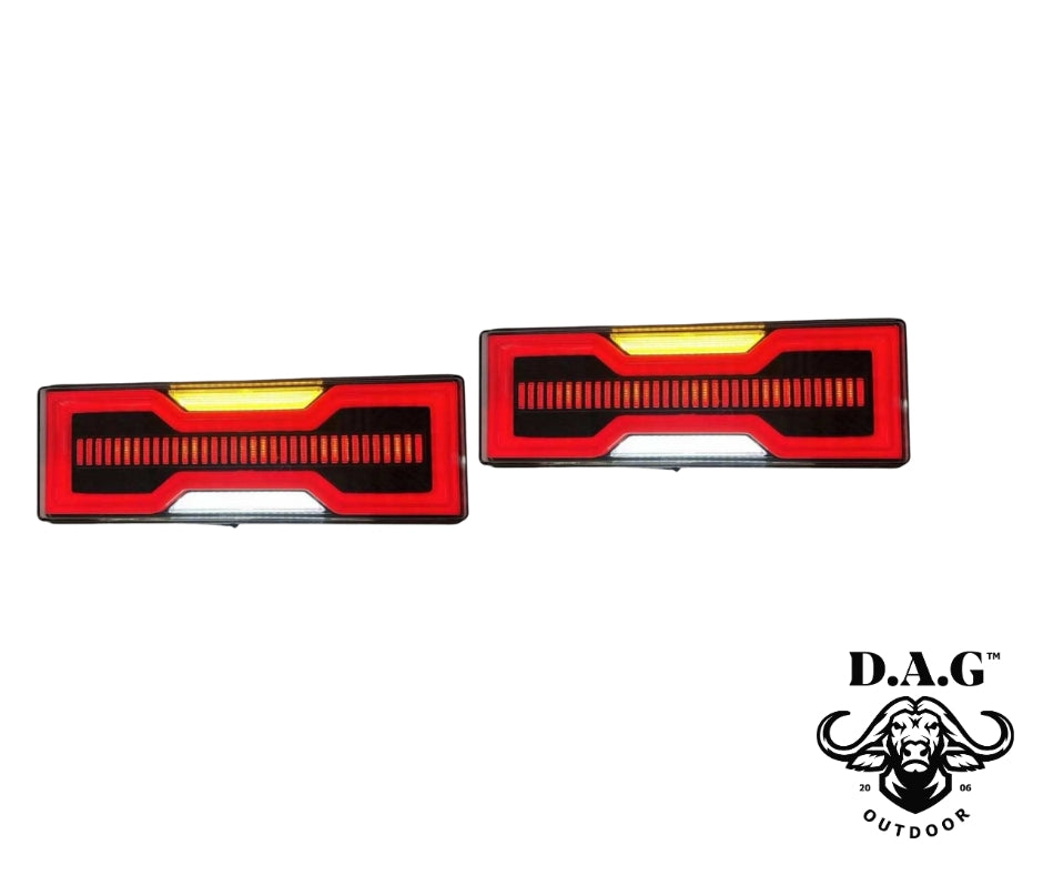Land Cruiser 79 Series Tail Lights (Clear) (1994-Current)