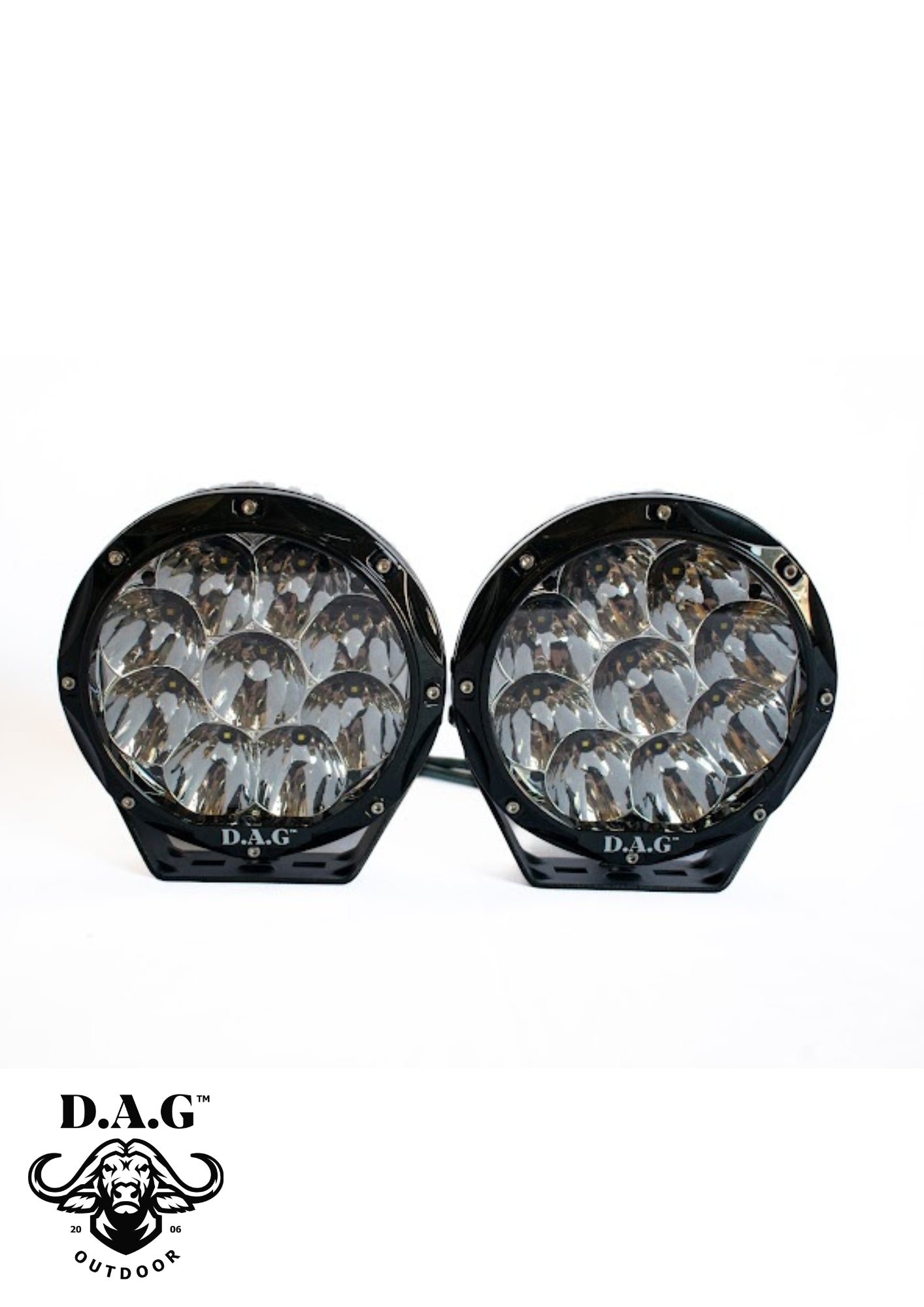7" 90W LED Spotlight Set