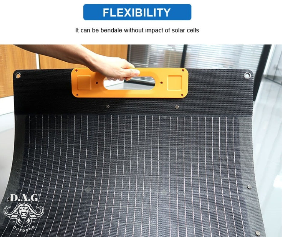 Monocrystalline Silicon 200 W 19.4V Portable Camping Solar Panel