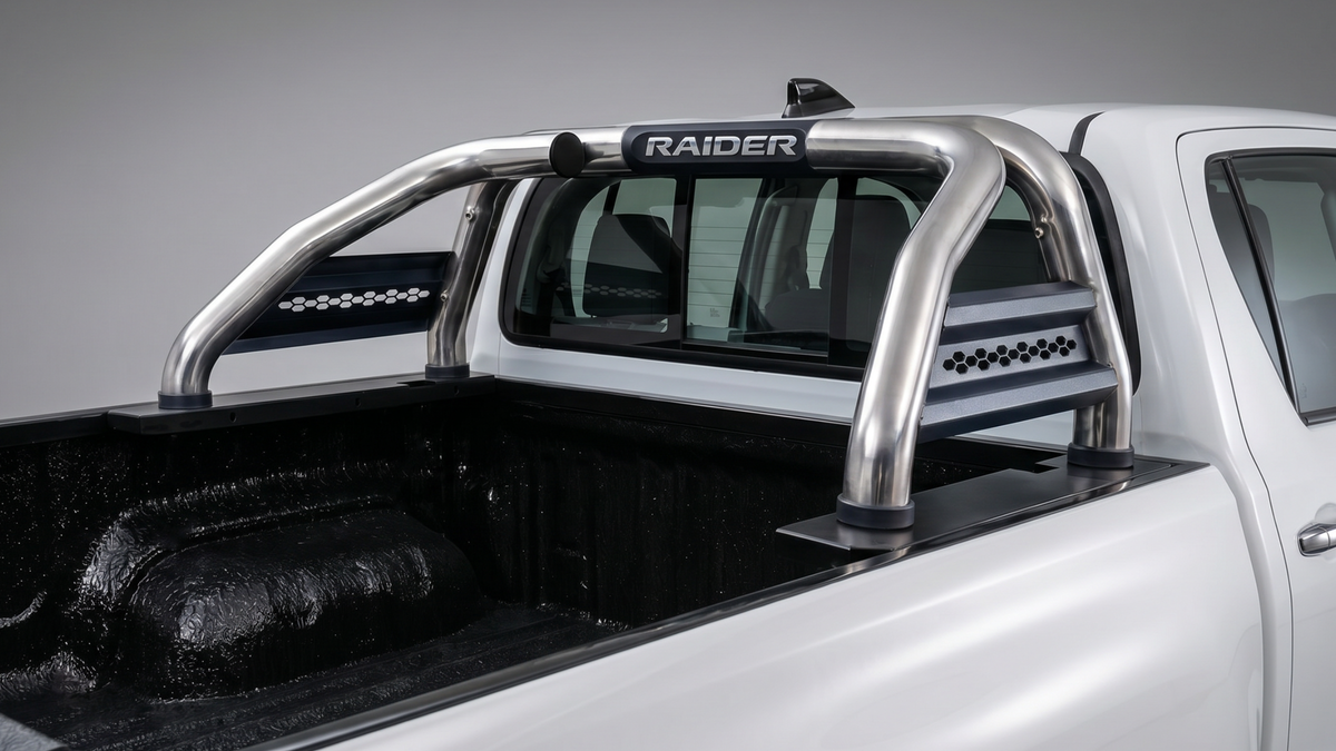 Hilux Honeycomb Sports Bar Stainless (Fits all Double Cab and Extended Cab Models) 2026 >