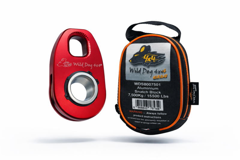 Wild Dog 4x4 - Aluminum Snatch Block (4:1 Safety Ratio)