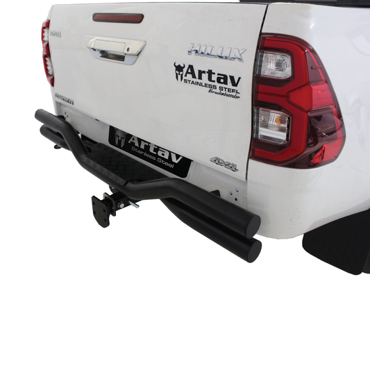 Toyota Hilux Rear Step Black (Sold Without Towbar) 2011 >