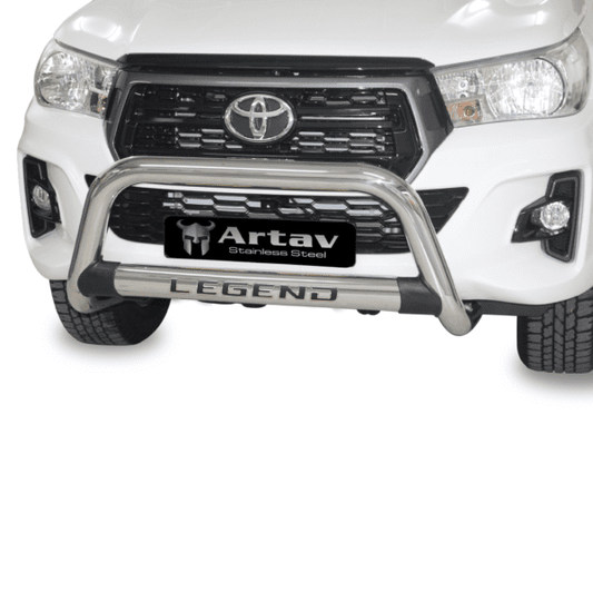Toyota Hilux LEGEND Oval Nudge Bar Stainless