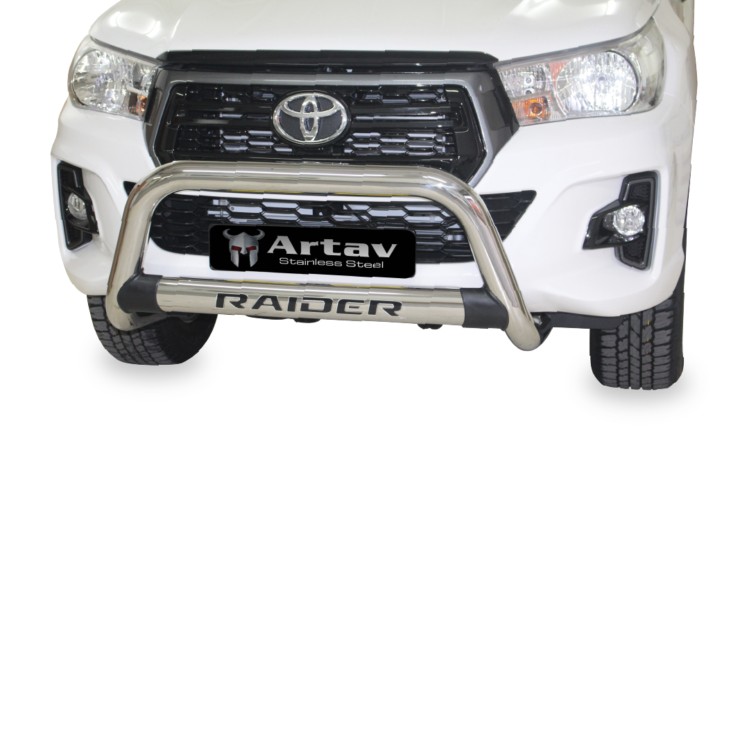 Toyota Hilux Nudge Bar Stainless (PDC Friendly)